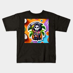 Reaper hollidays Kids T-Shirt